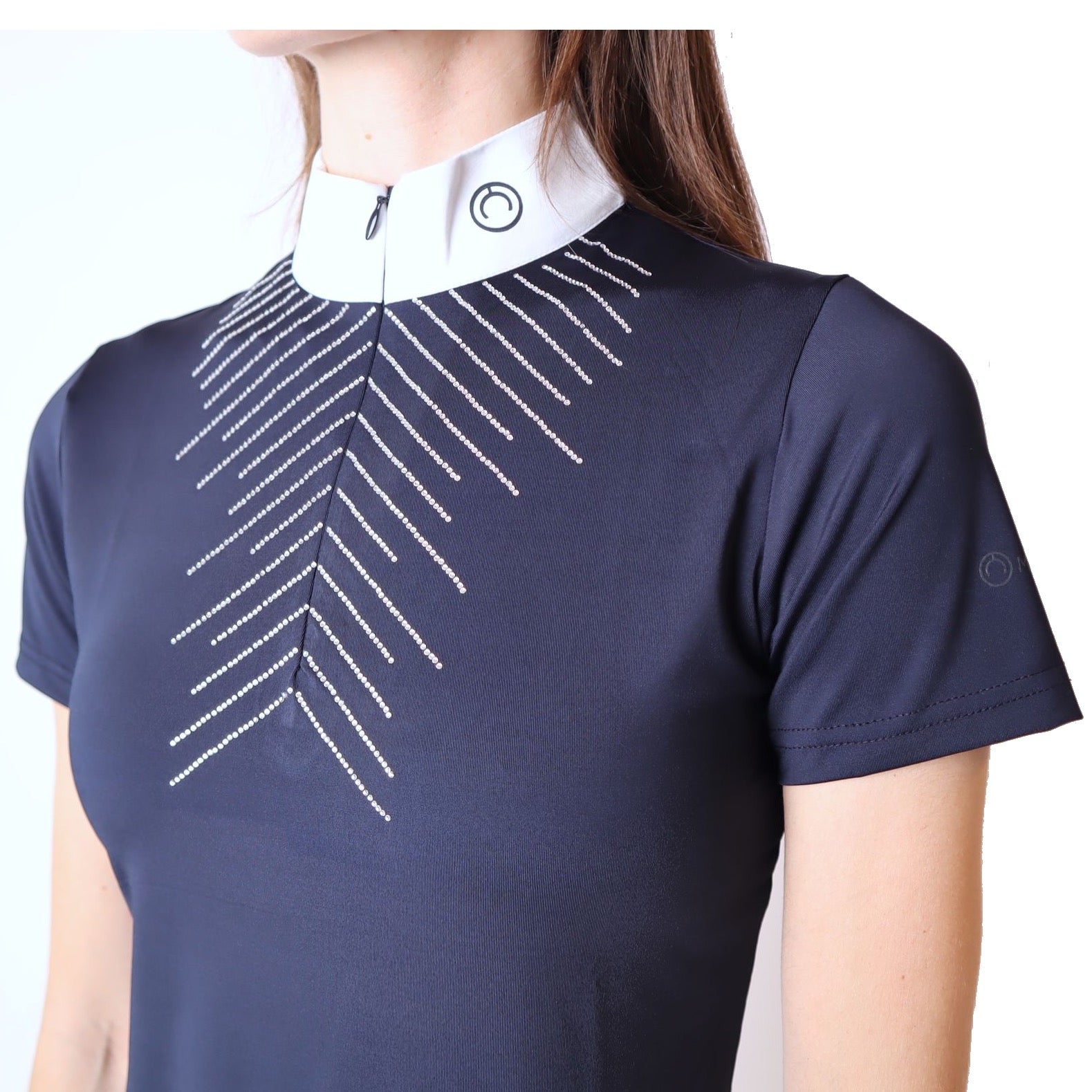 Montar CURVE Ladies Bling Competition Shirt, Navy