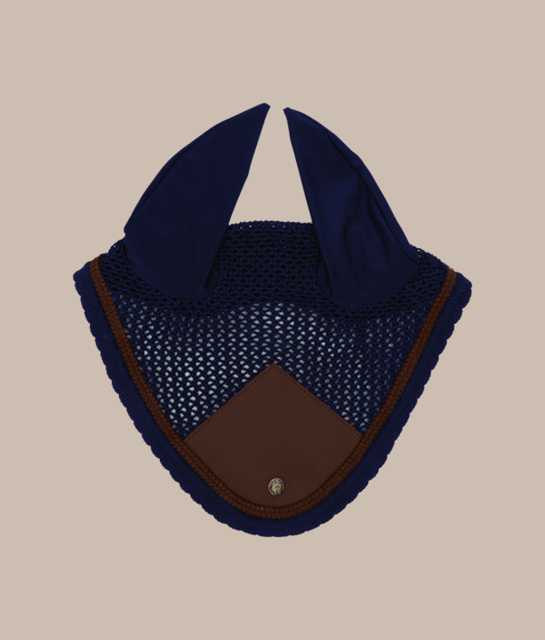 Sixteen Cypress Ear Net, Navy & Hickory