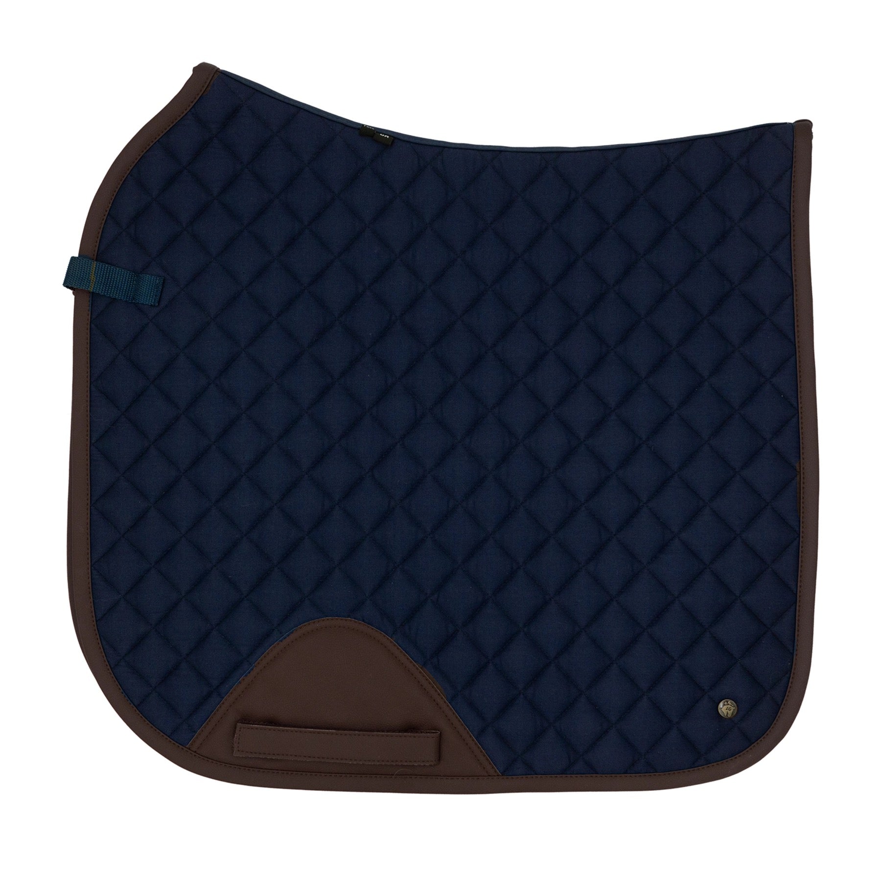 Sixteen Cypress Dressage Pad, Navy & Hickory