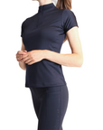 Montar MoAviana Ladies Short Sleeve Training Shirt, Navy