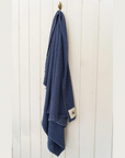 Sixteen Cypress Cotton Waffle Horse Drying Towel, Indigo