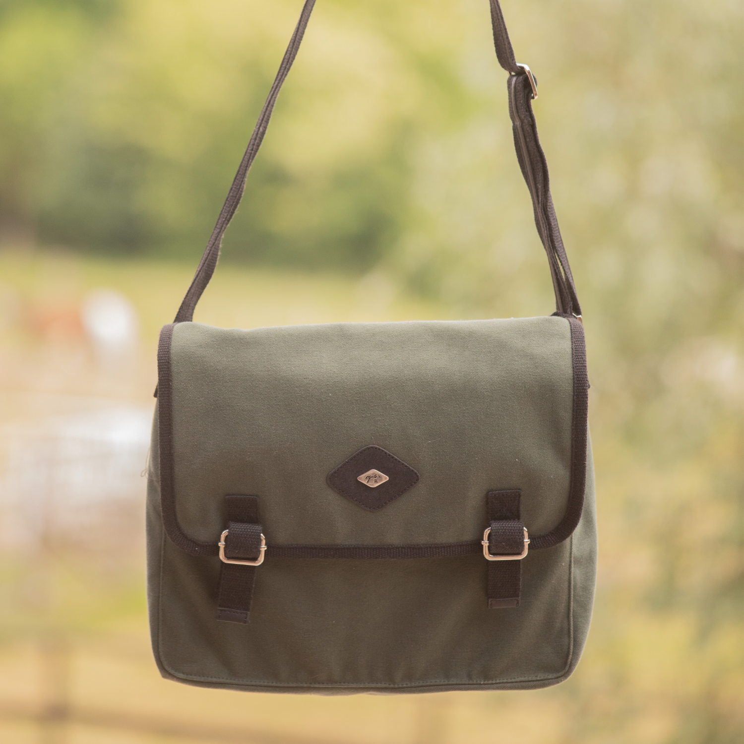 Penelope Canvas US Bag, Khaki