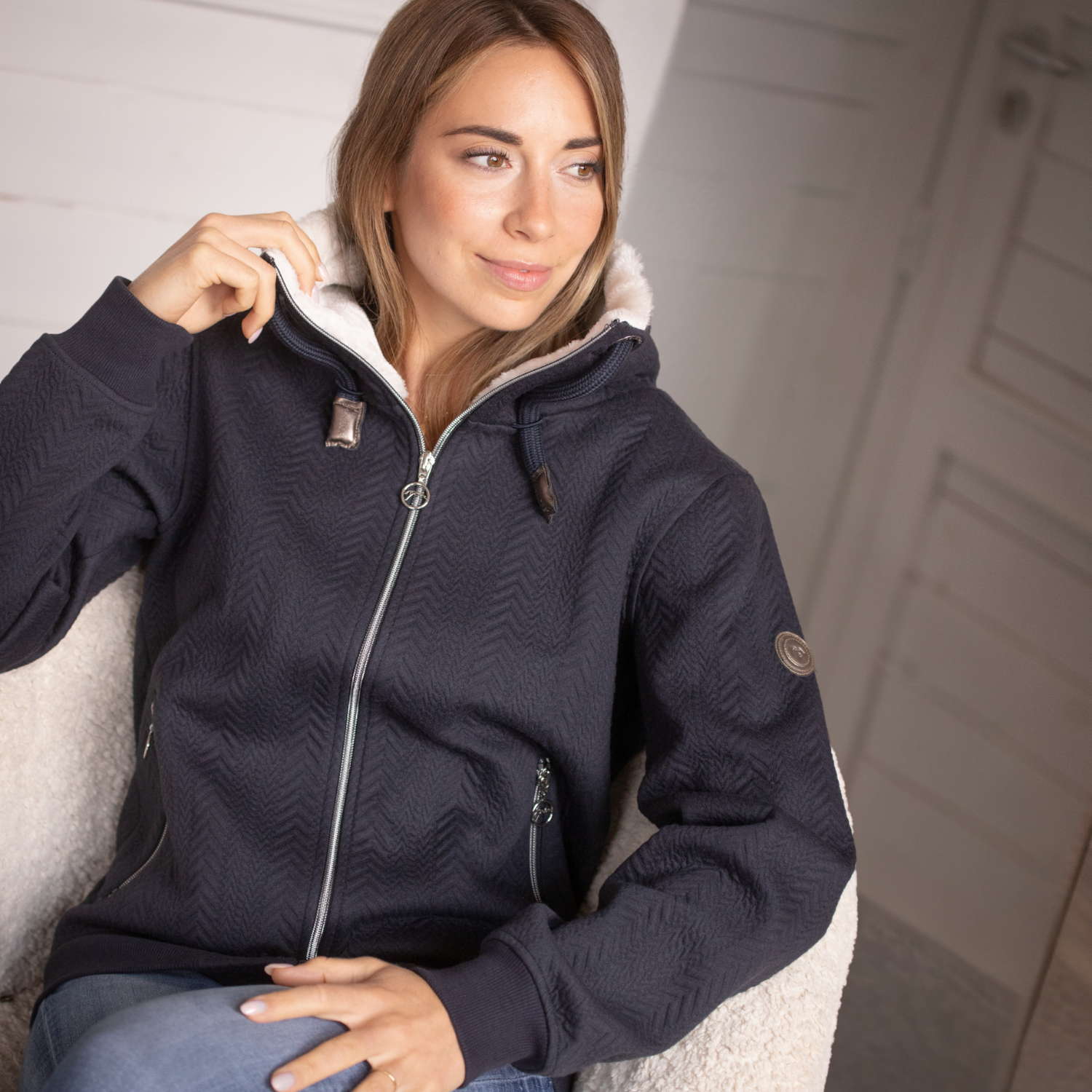 Penelope Laponia Ladies Jacket, Navy