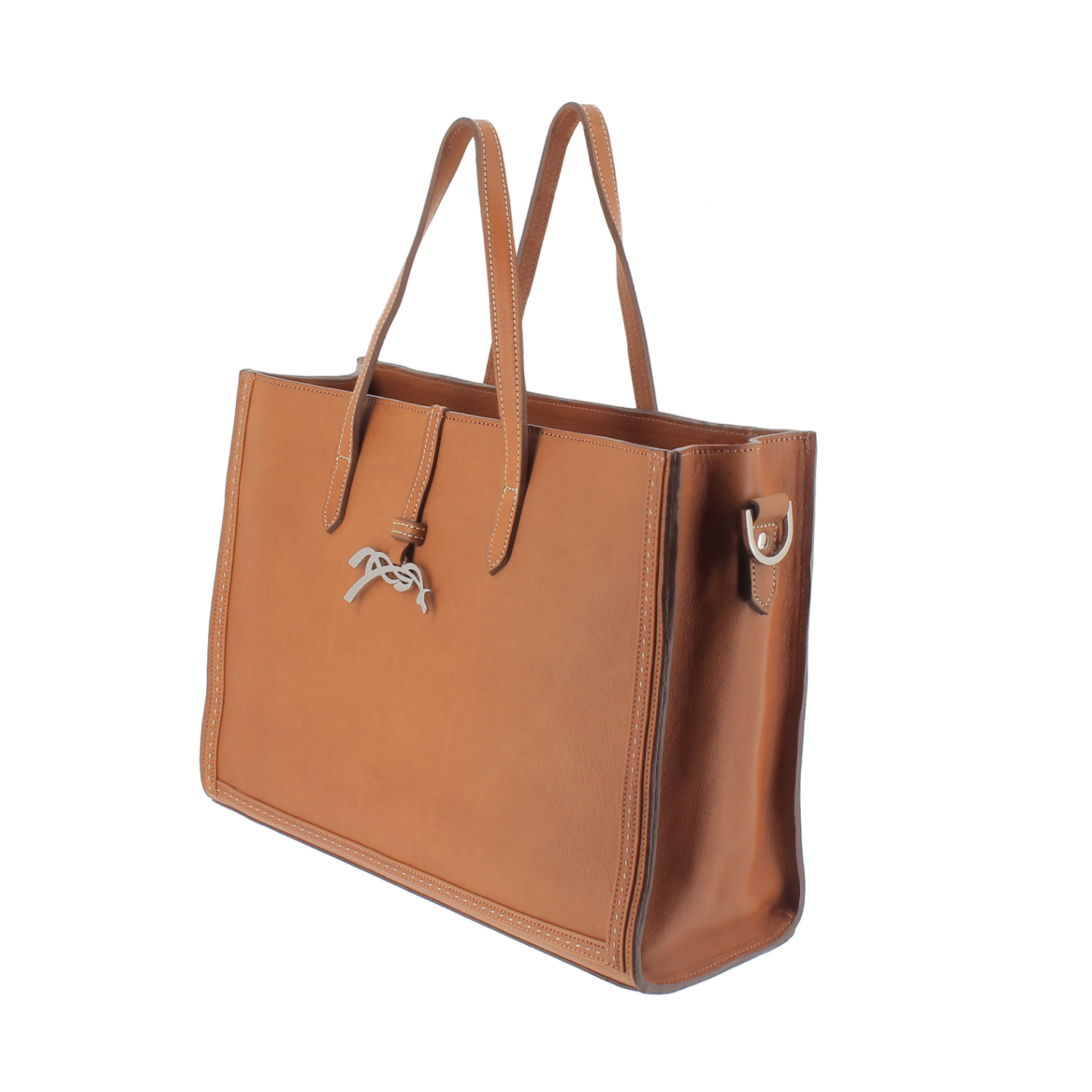 Pénélope Romane Handbag, Cognac