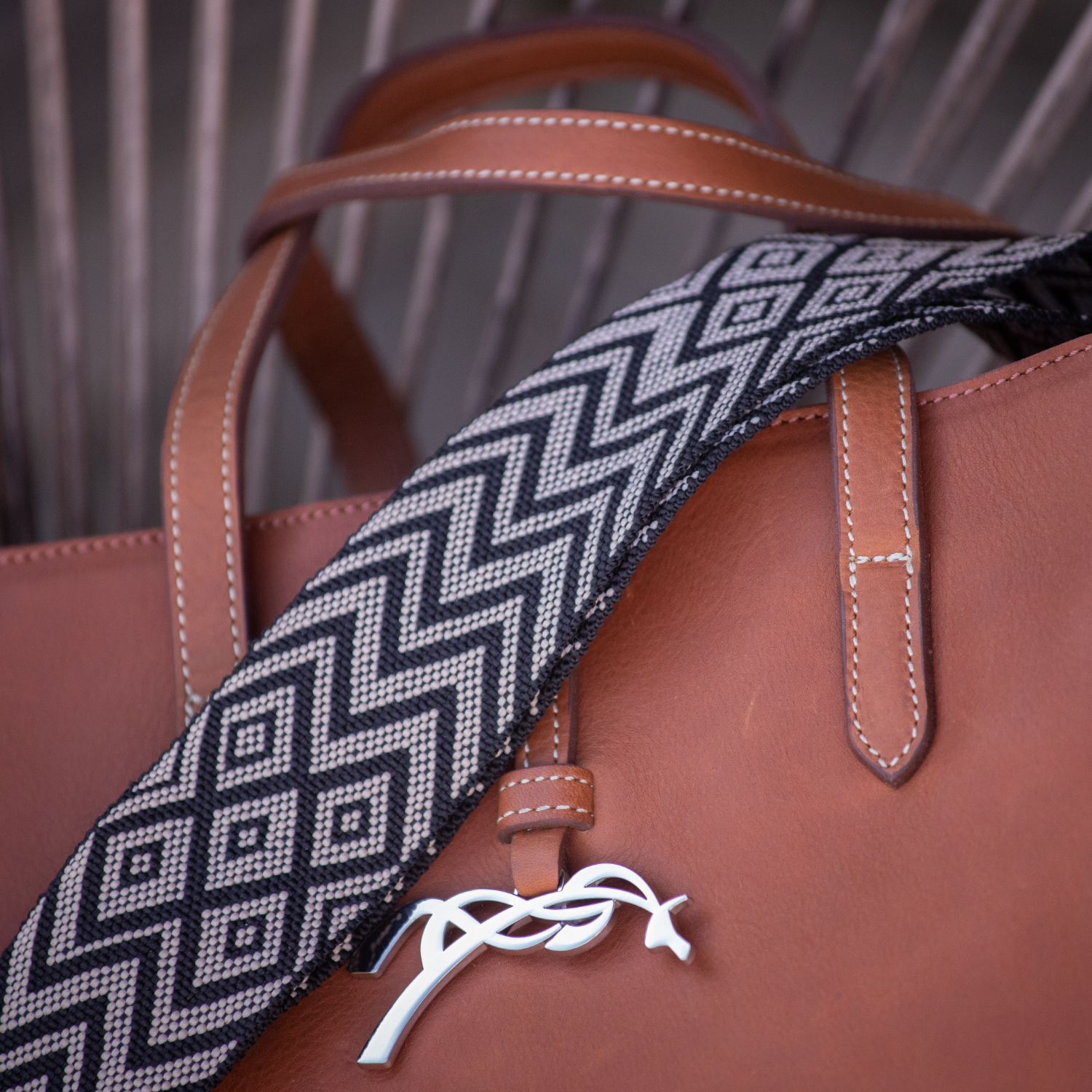 Pénélope Romane Handbag, Cognac