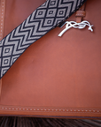 Pénélope Romane Handbag, Cognac