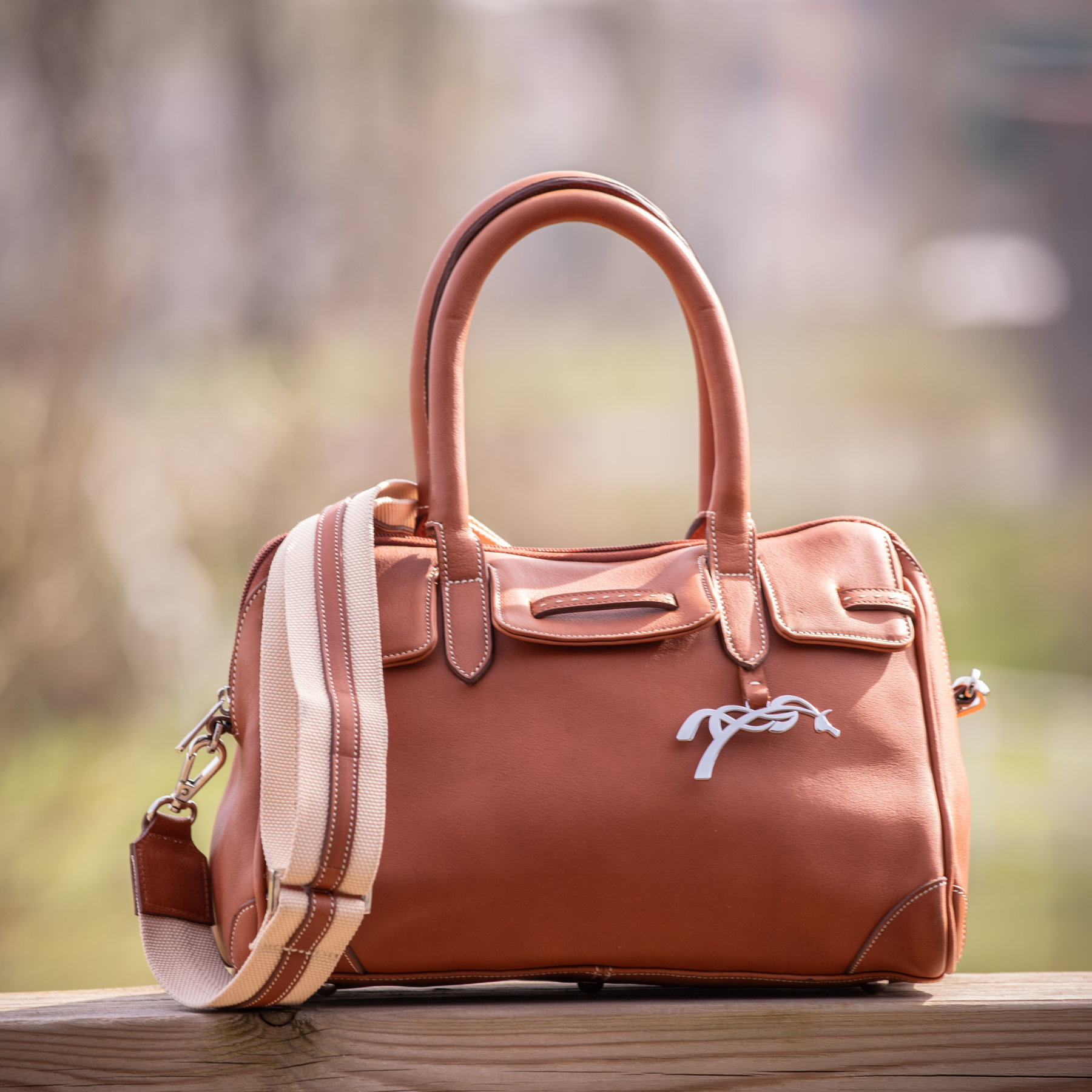 Pénélope Small Maëlys Bag - Brandy/Cognac