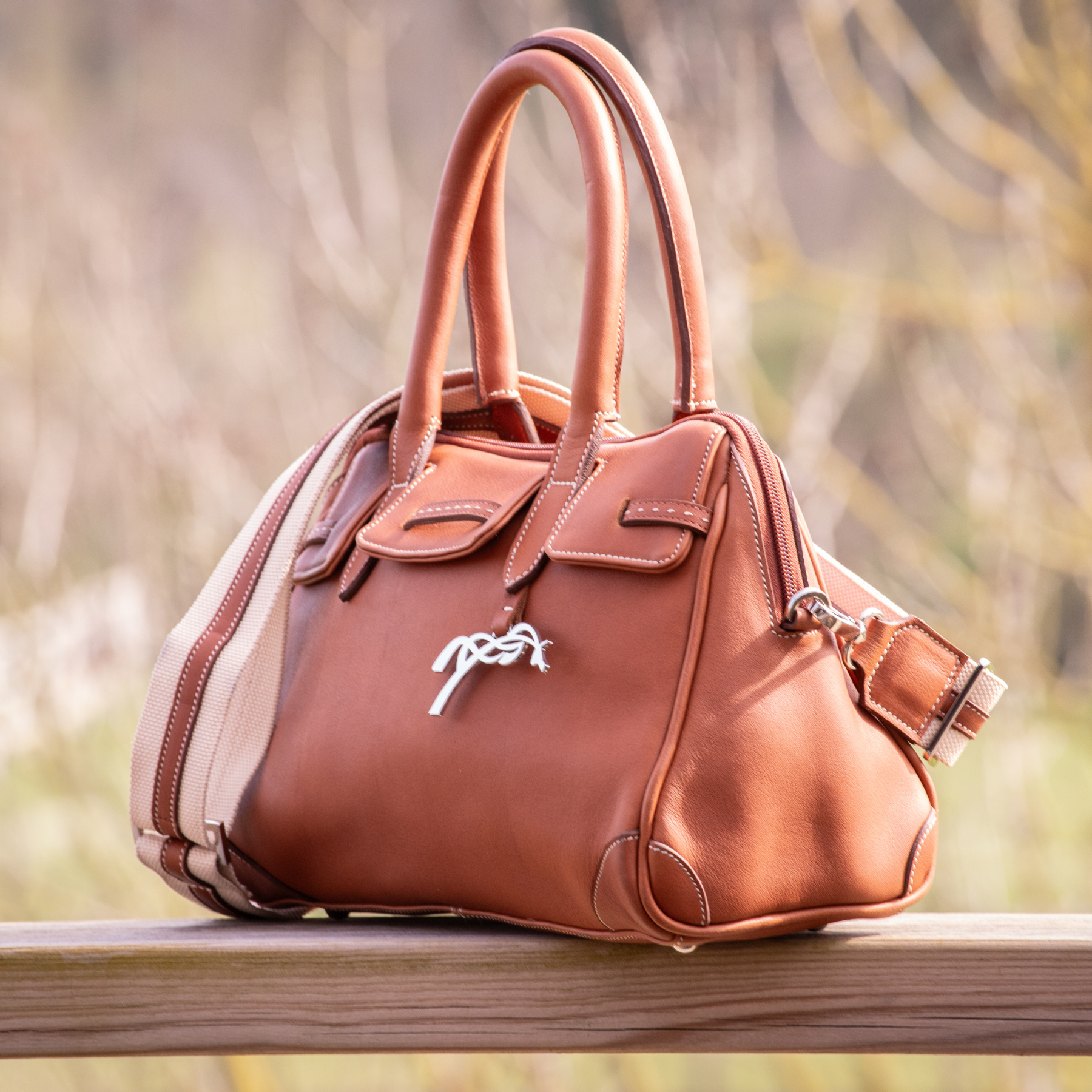 Pénélope Small Maëlys Bag - Brandy/Cognac