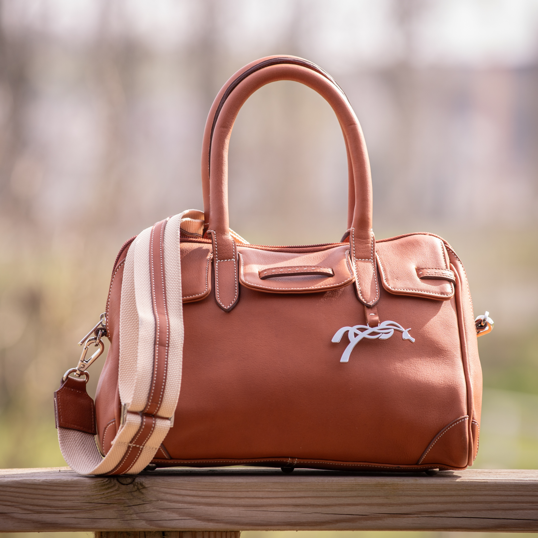 Pénélope Small Maëlys Bag - Brandy/Cognac