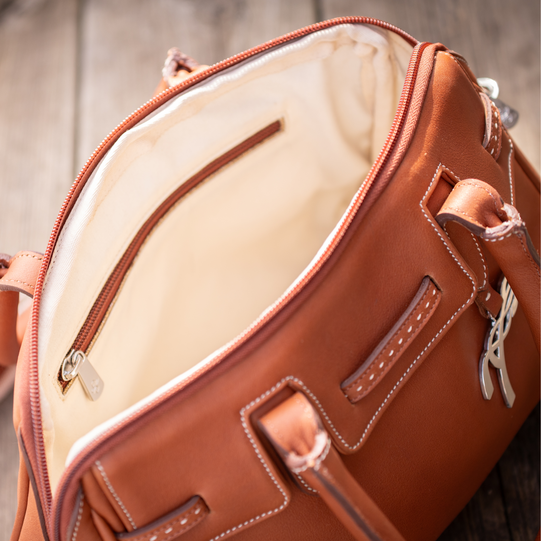Pénélope Small Maëlys Bag - Brandy/Cognac