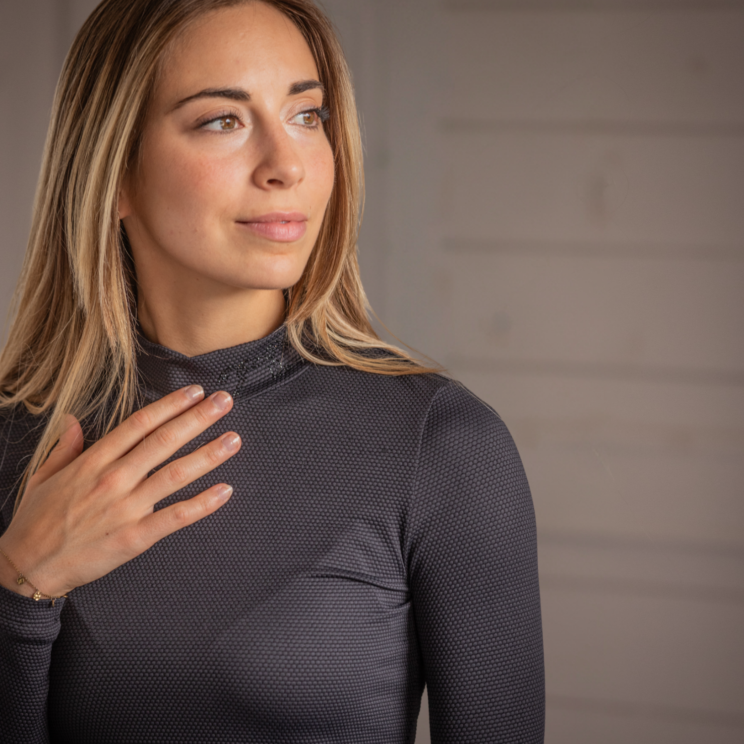 Penelope Tutty Ladies Long Sleeve Training Shirt, Black