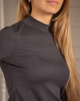Penelope Tutty Ladies Long Sleeve Training Shirt, Black
