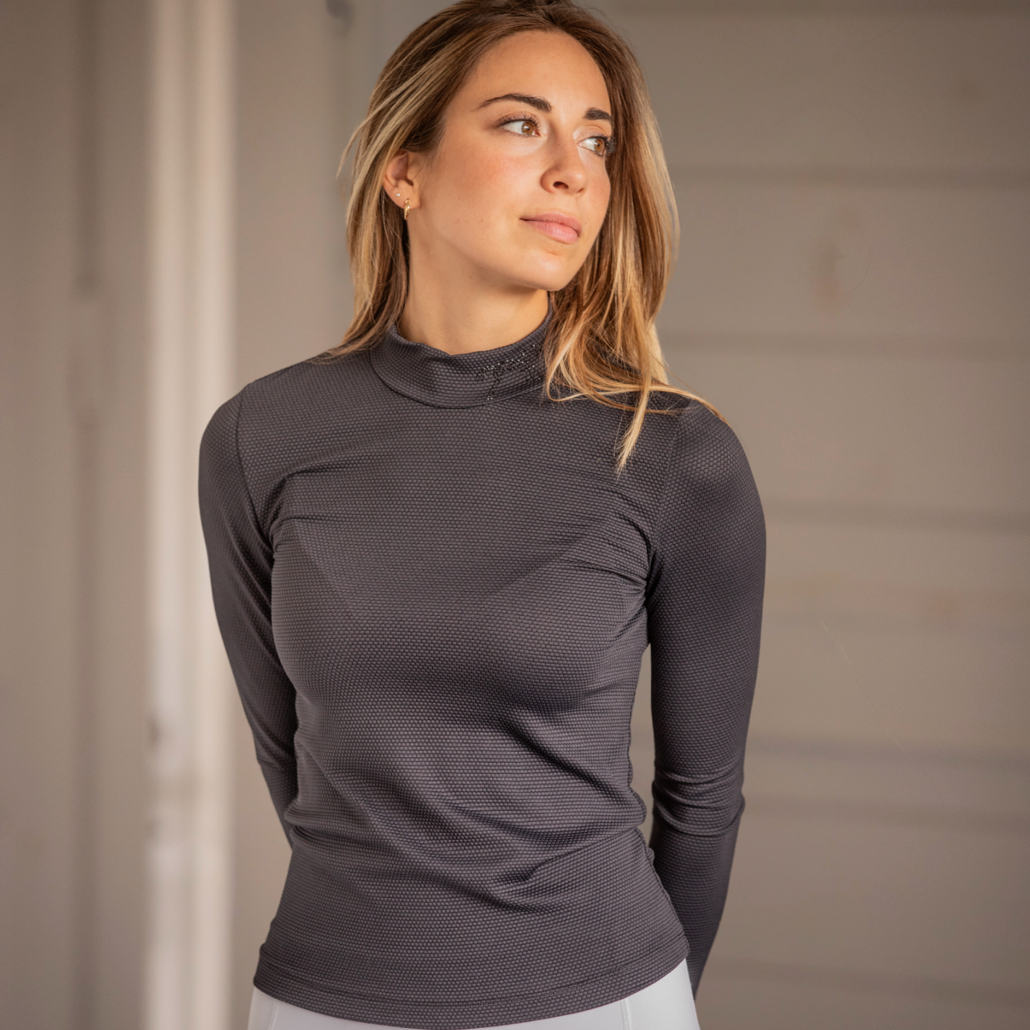 Penelope Tutty Ladies Long Sleeve Training Shirt, Black