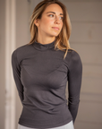 Penelope Tutty Ladies Long Sleeve Training Shirt, Black