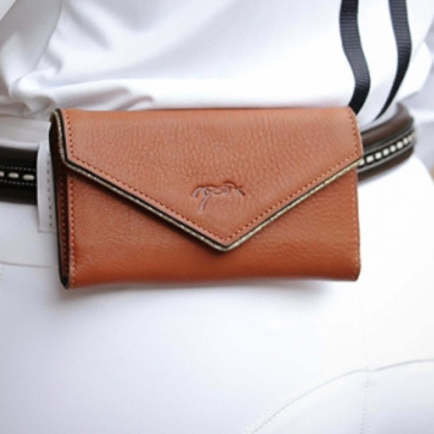 Pénélope Phone Pocket, Brandy/Cognac