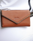 Pénélope Phone Pocket, Brandy/Cognac