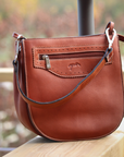 Pénélope Clementine Handbag, Brandy/Cognac