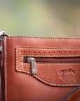 Pénélope Clementine Handbag, Brandy/Cognac