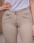 Pénélope Ladies New Rocky Knee Grip Breeches, Beige