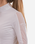 Pénélope Las Honey Ladies Long Sleeve Competition Shirt, White