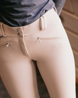 Pénélope Ladies New Rocky Knee Grip Breeches, Beige