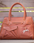 Pénélope Large Maëlys Bag - Brandy/Cognac