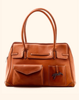 Pénélope Large Maëlys Bag - Brandy/Cognac