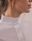 Pénélope Las Honey Ladies Long Sleeve Competition Shirt, White