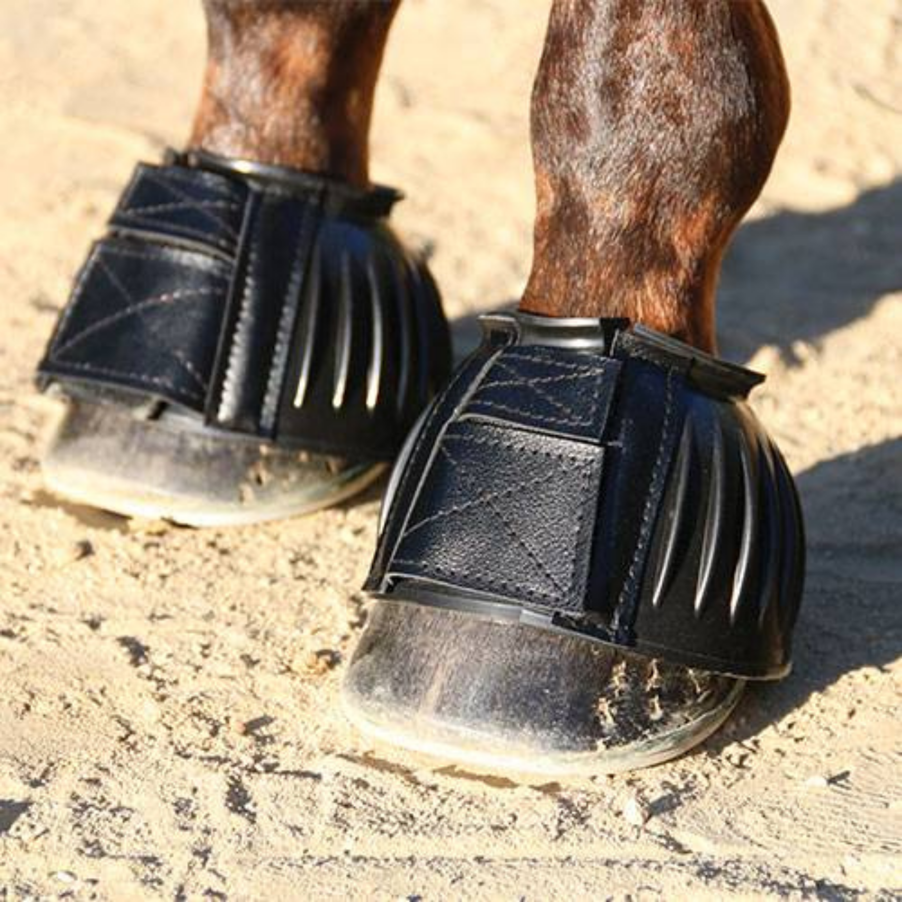 Professional's Choice Rubber Bell Boots Open, Black