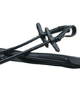 Lumiere Equestrian AUDREY Luxury Leather Double Bridle, Black