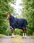 Rambo 1680D Plus Turnout 100g, Navy/Thunderstorm Grey & Silver