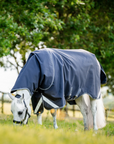 Rambo 1680D Plus Turnout 100g, Navy/Thunderstorm Grey & Silver