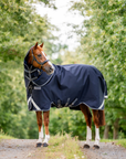 Rambo 1680D Plus Turnout 100g, Navy/Thunderstorm Grey & Silver
