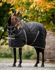 Rambo Stable Hood 100g, Black/Thunderstorm Grey & Silver
