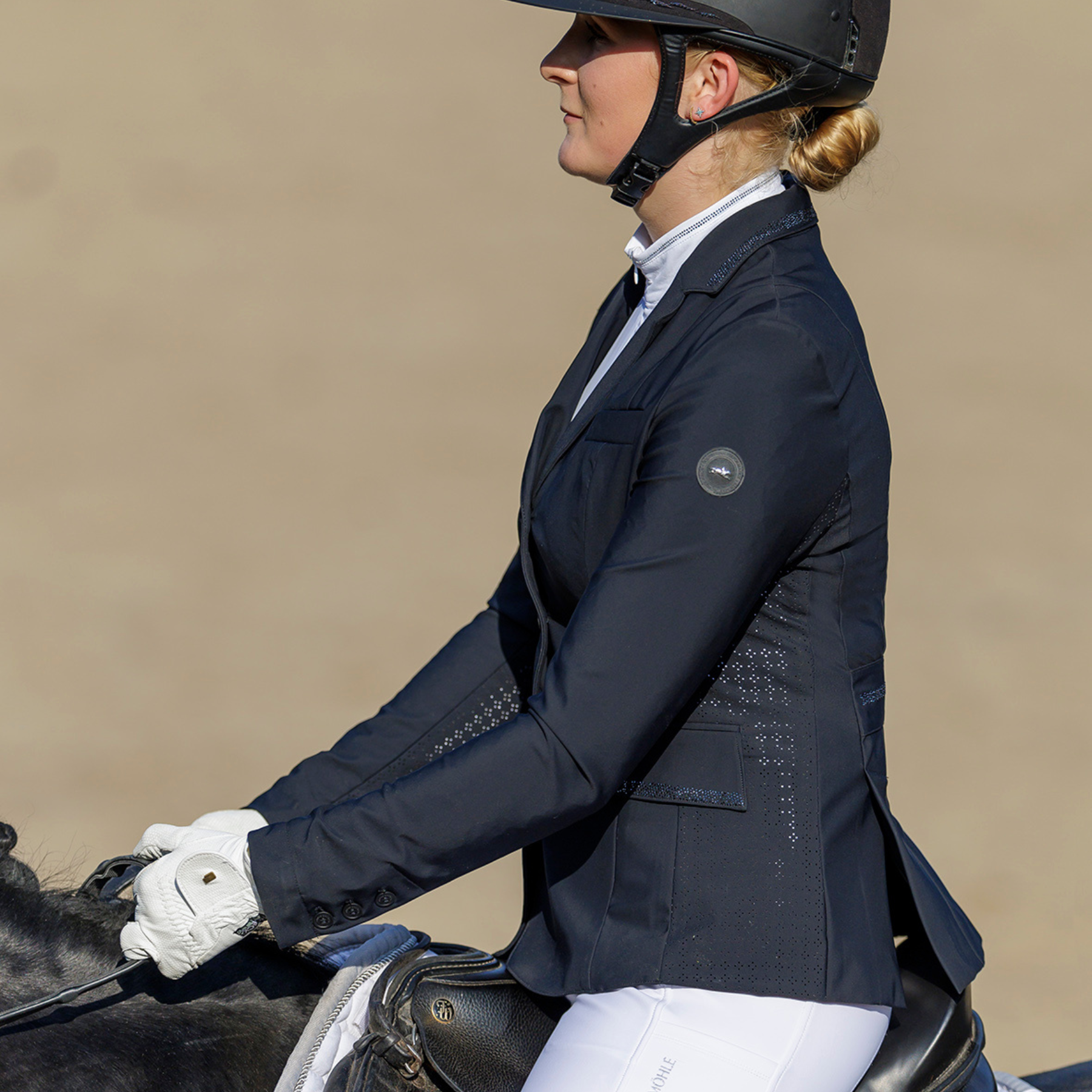 Schockemohle SPAlaine Ladies Show Jacket, Dark Navy