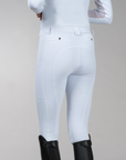Schockemohle Air Sporty Ladies Full Grip Riding Tights, White