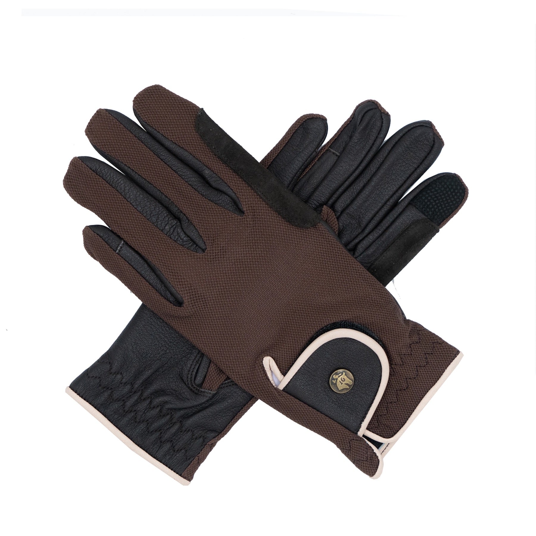 Sixteen Cypress Riding Gloves, Tobacco