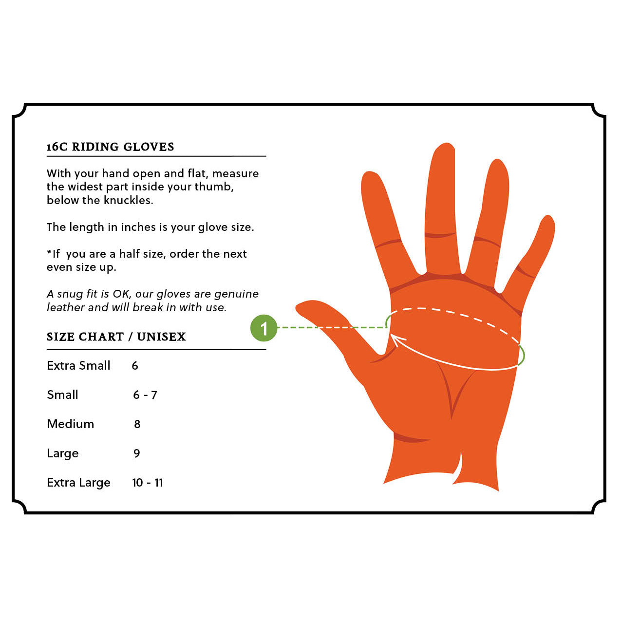 Sixteen Cypress Riding Gloves, Black & Cognac