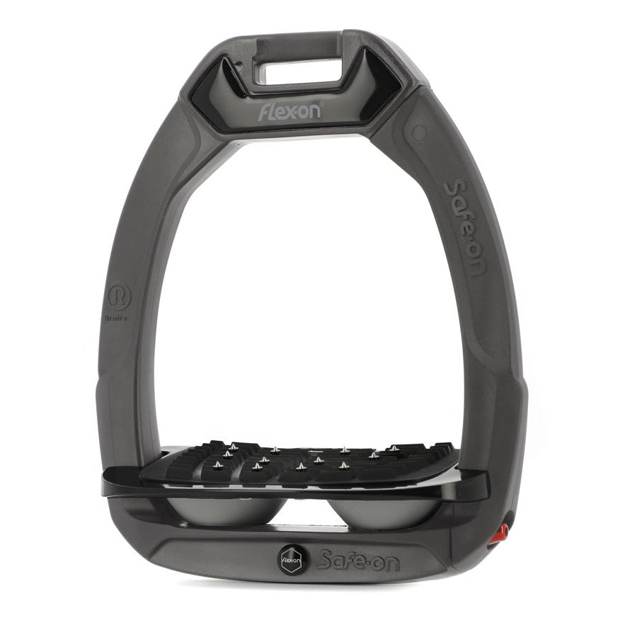 Flex-on The Safe On Stirrup Inclined Ultra Grip, Grey