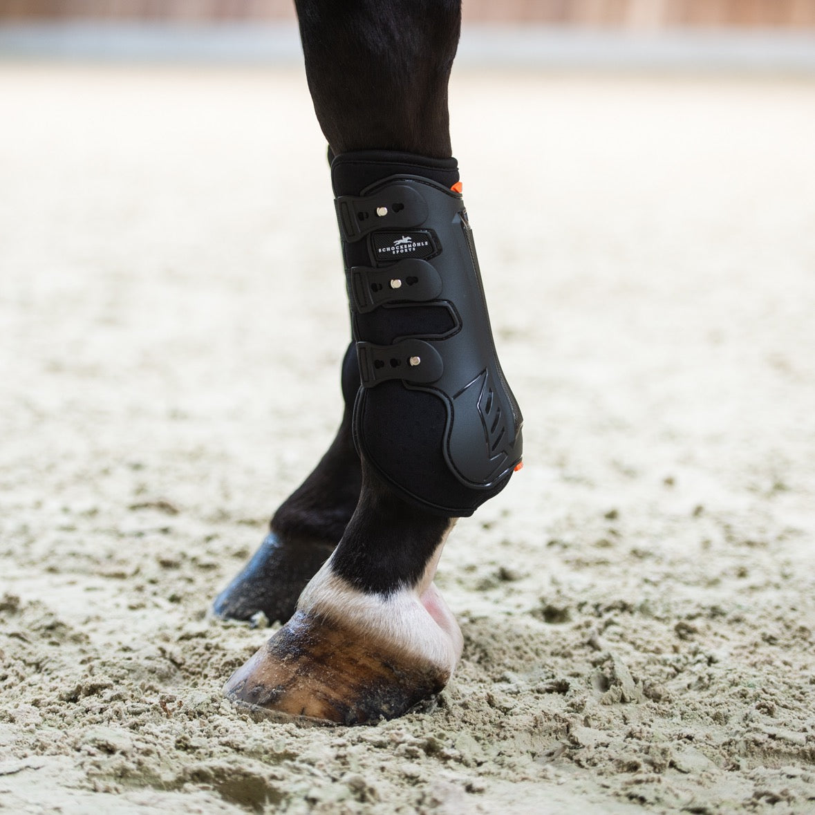 Schockemohle Air Flow Dressage Hind Boots, Black