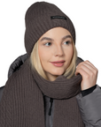 Schockemohle Beanie, Braided Style, Dusty Chocolate