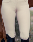 Schockemohle Darleen Classic Ladies Knee Grip Breeches, Tan