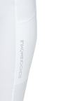 Schockemohle Glossy Style Ladies’ Full Grip Riding Leggings, White