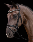 Schockemohle Palermo Bridle, Black Patent/Silver