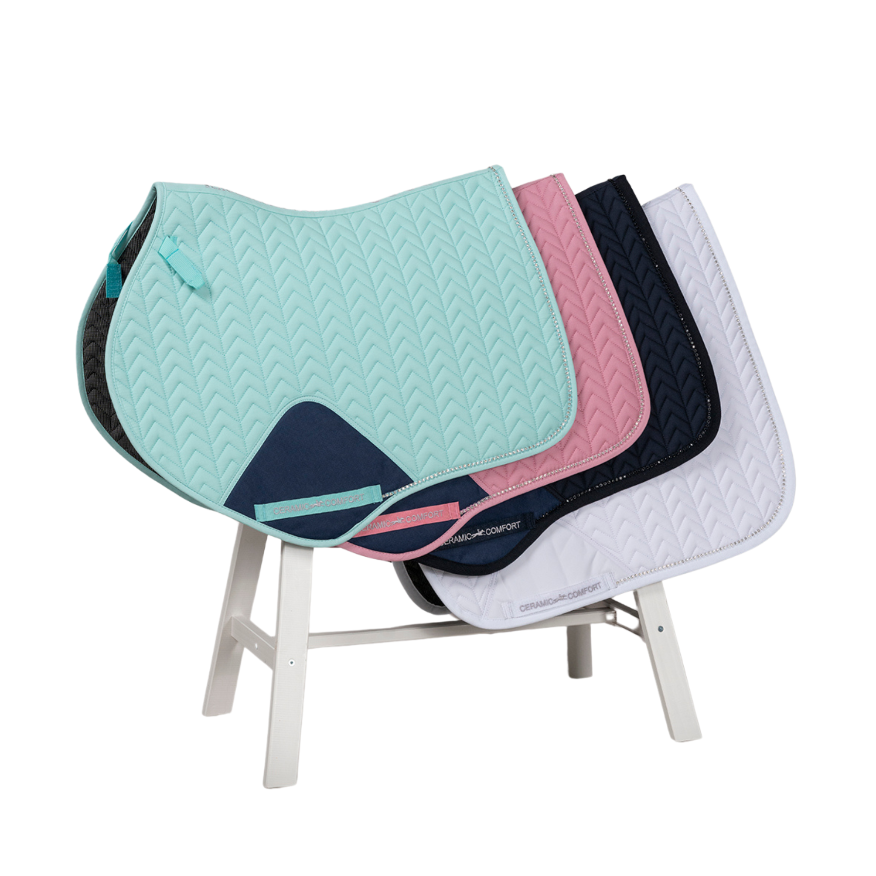 Schockemohle Power Pad Ceramica Jump Saddle Pad, White