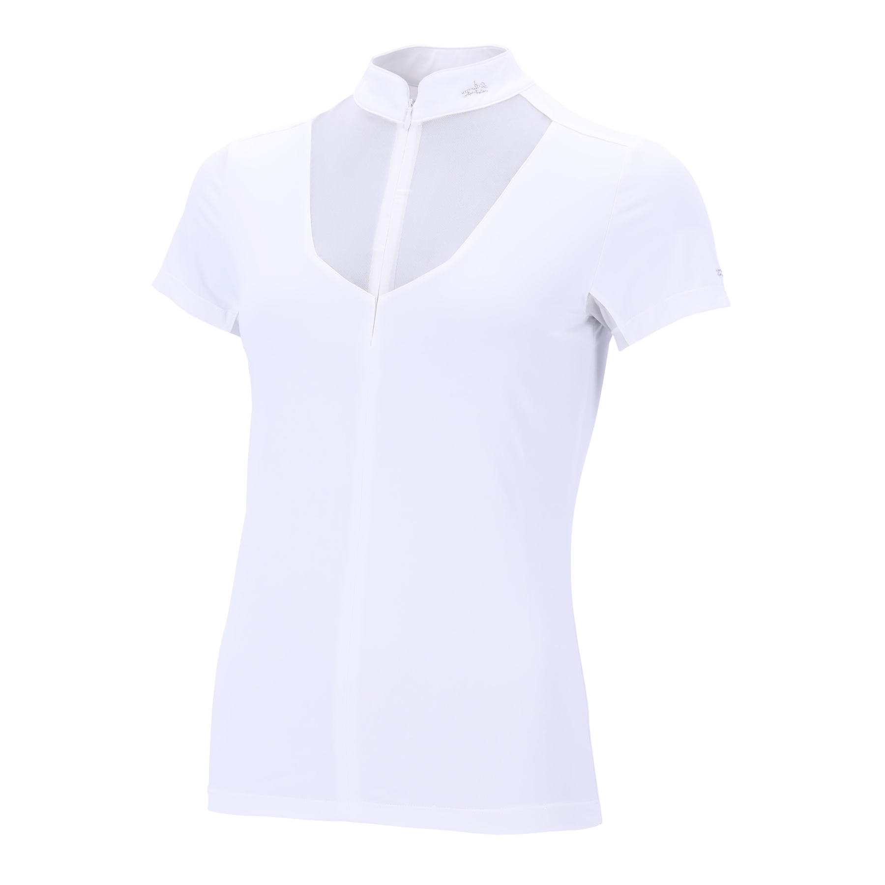 Schockemohle SPAnita Style Ladies Short Sleeve Competition Shirt, White