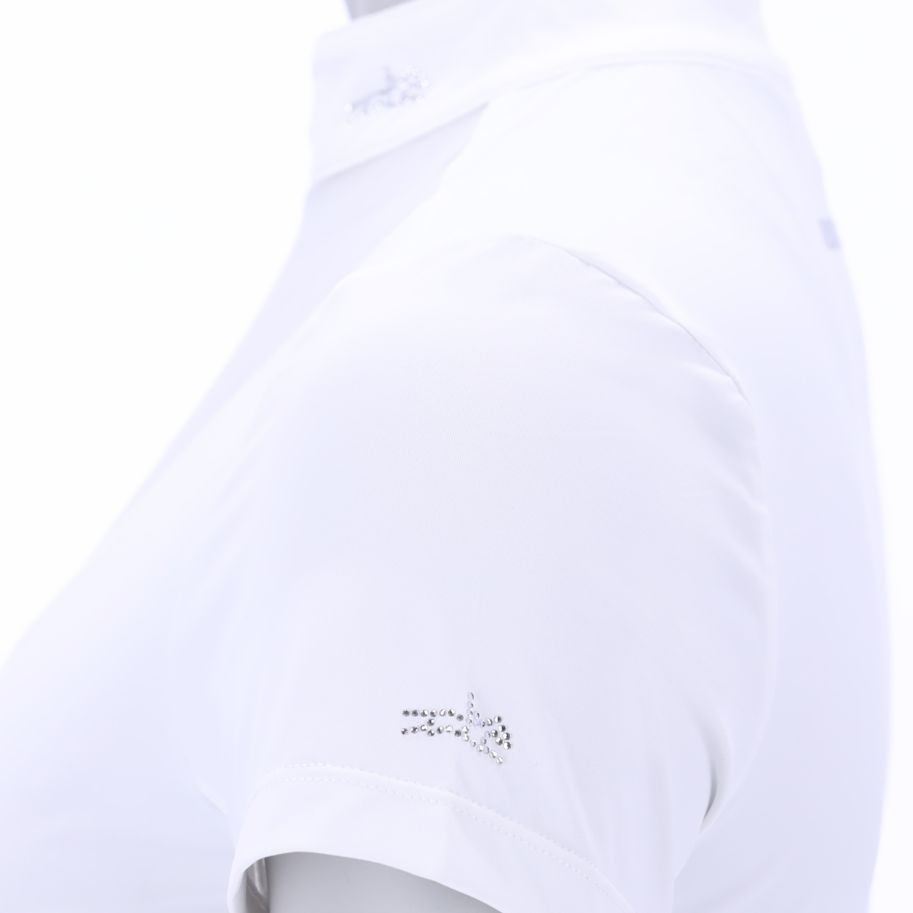 Schockemohle SPAnita Style Ladies Short Sleeve Competition Shirt, White