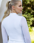 Schockemohle SPAnouk Style Ladies Long Sleeve Competition Shirt, White