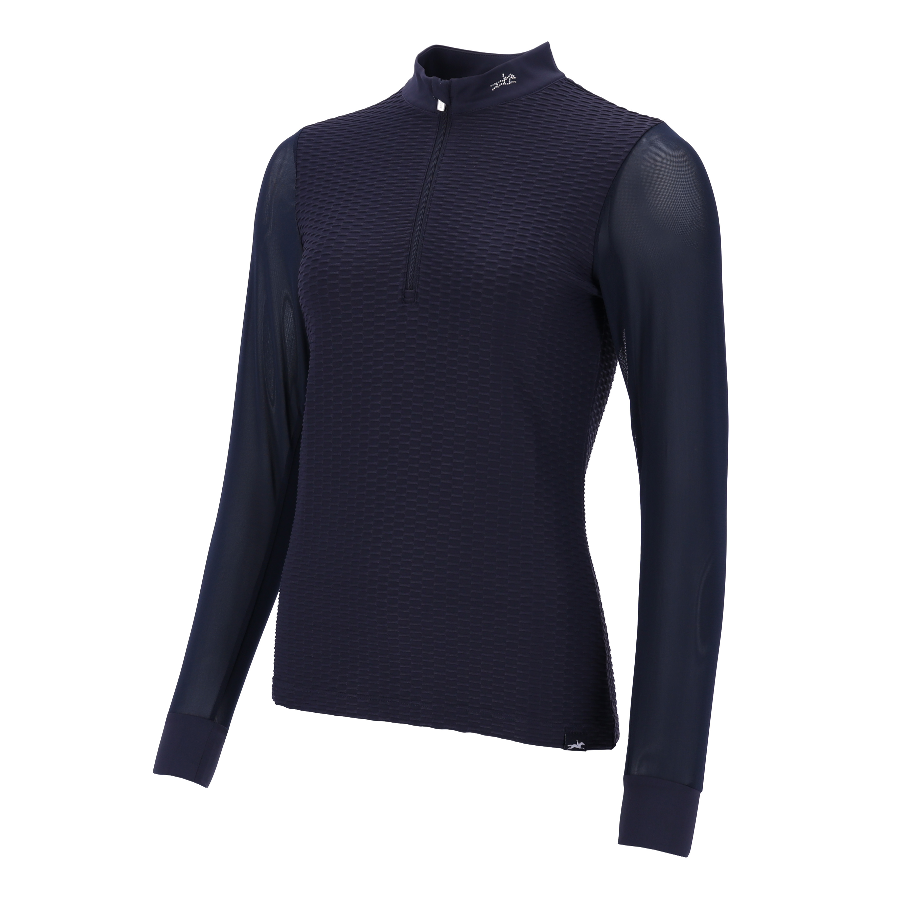 Schockemohle SPGianna Ladies Long Sleeve Competition Shirt, Dark Navy
