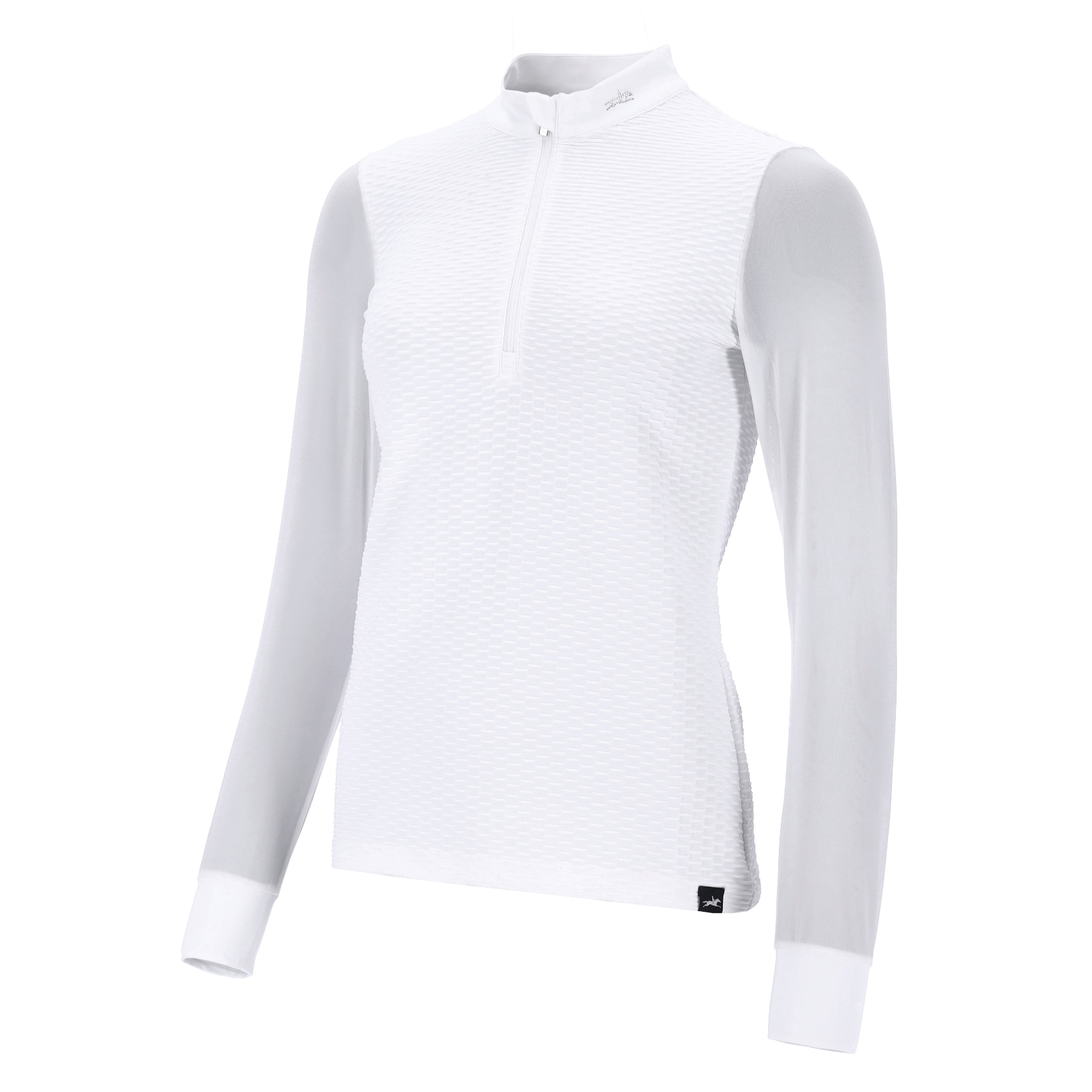 Schockemohle SPGianna Ladies Long Sleeve Competition Shirt, White